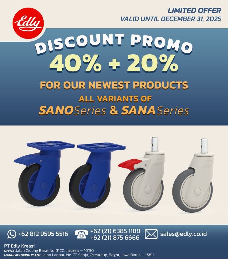 2025 Year End Promo - Edly Castors and Wheels